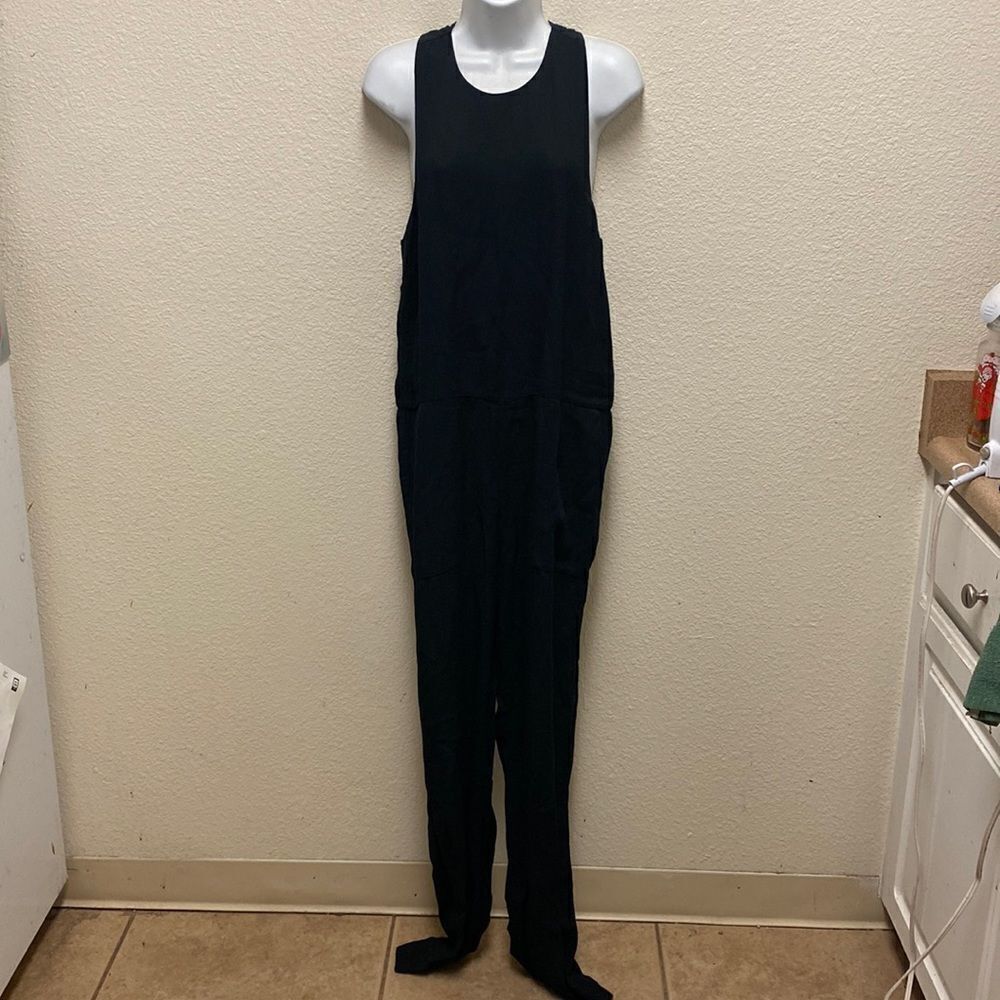 James Perse Los Angeles Crepe Cutaway Jumpsuit Size 3 (Large)